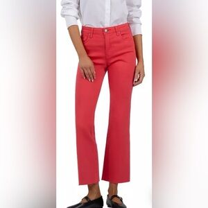 Women's KUT from the Kloth Kelsey Fab Ab Ankle Flare 
Color: STRAWBERRY